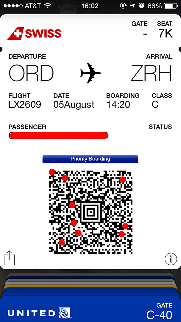 Review of SWISS flight from Chicago to Zurich in Business